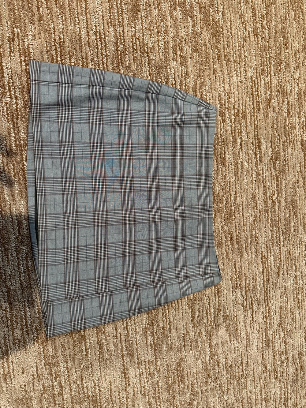 Sunday Best Brown Plaid Skirt